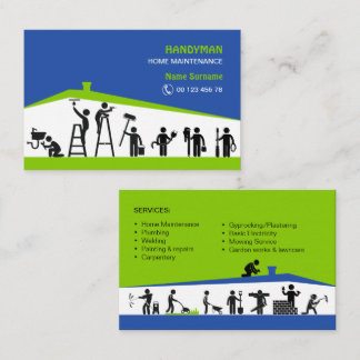 Handyman and Home maintenance Business Card