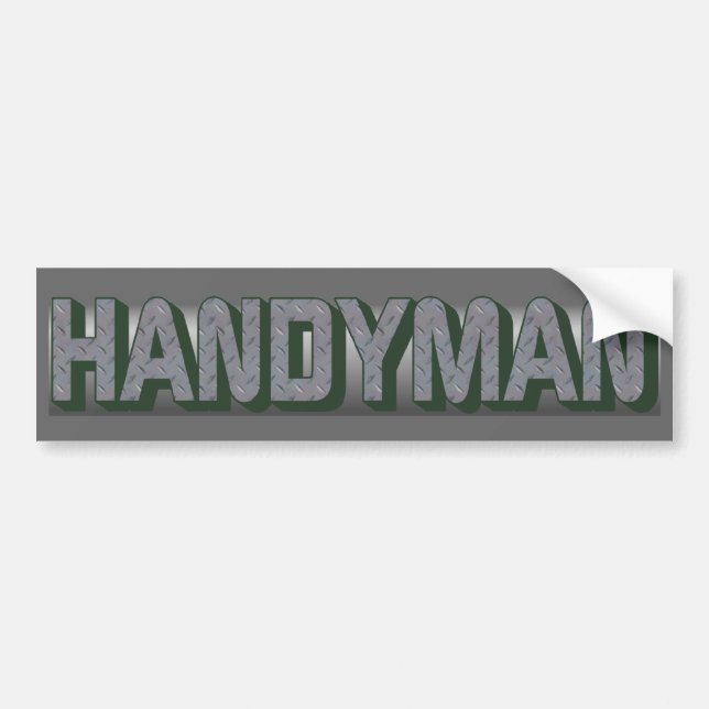 HANDYMAN Bumper Sticker (Front)