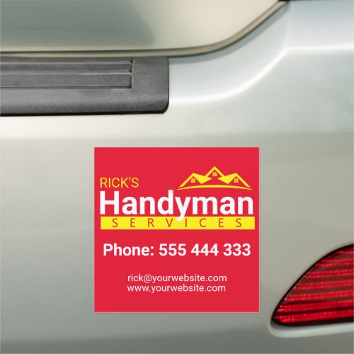 Handyman Business Car Magnet _ Home Business