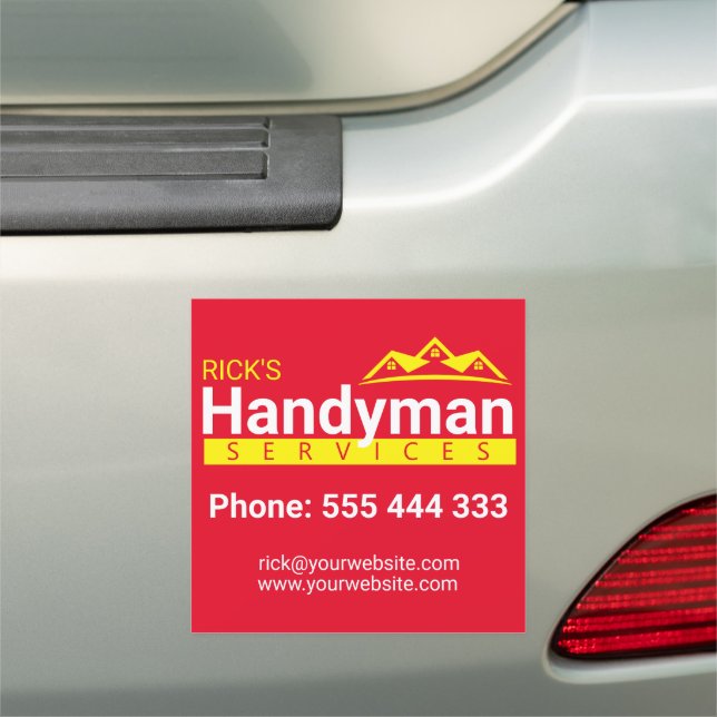 Handyman Business Car Magnet - Home Business (In Situ)