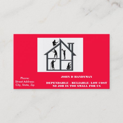 HANDYMAN BUSINESS CARD