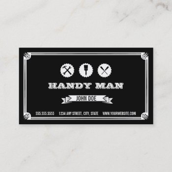 Handyman Business Card by Inspyre at Zazzle