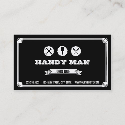 Handyman business card