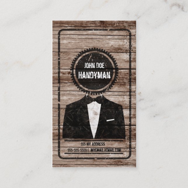 Handyman business card (Front)