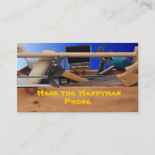 Customizable HANDYMAN BUSINESS CARD TEMPLATES
