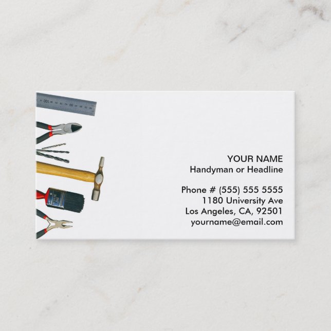 Handyman Business Card (Front)