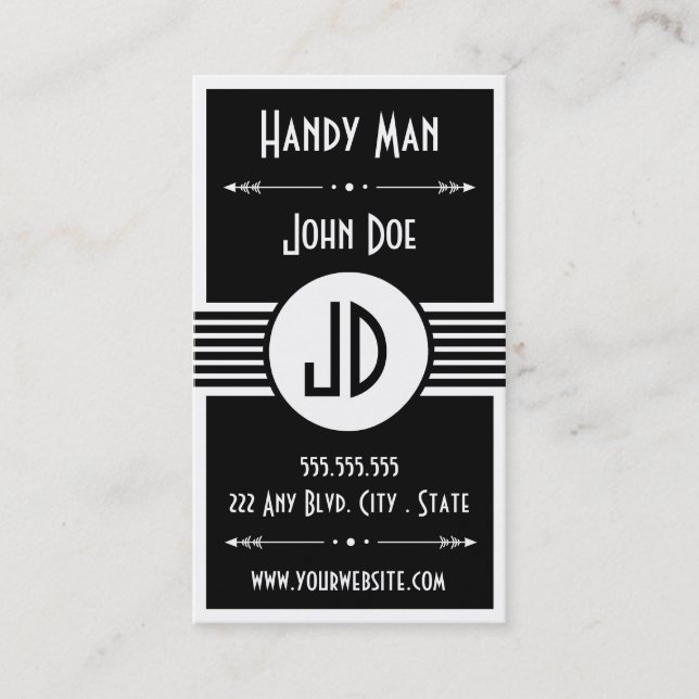 Handyman business card (Front)