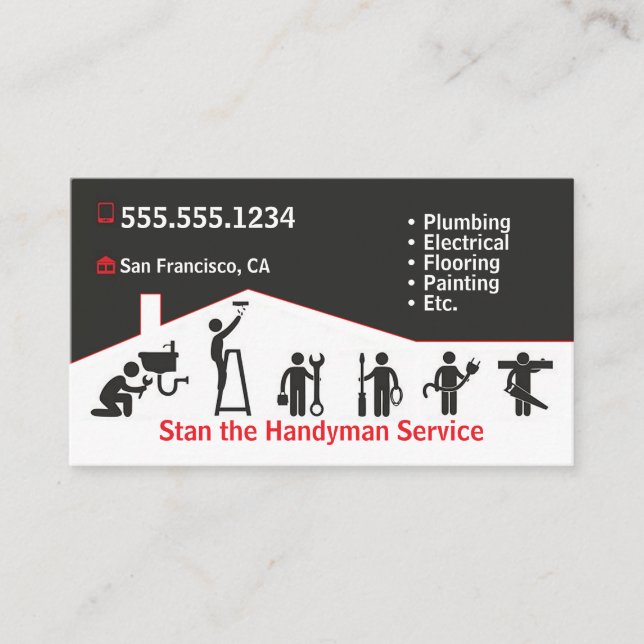 Handyman Business Card (Front)
