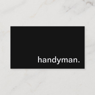 Handyman Business Card