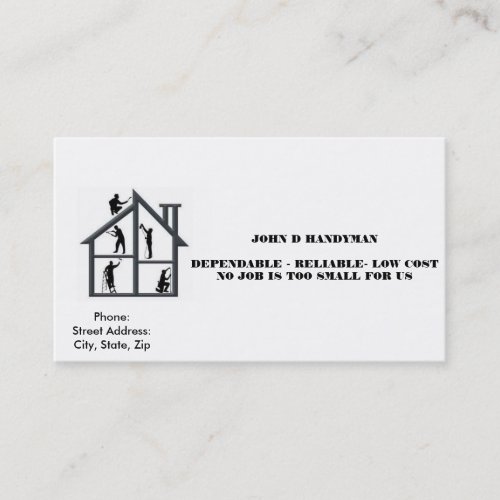 HANDYMAN BUSINESS CARD