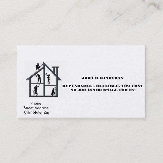 HANDYMAN BUSINESS CARD (Front)