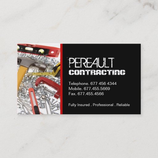 Customizable HANDYMAN BUSINESS CARD