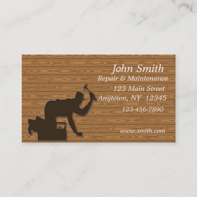 Handyman Business Card (Front)