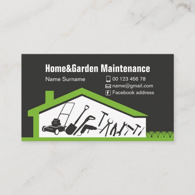 Handyman business card (Front)