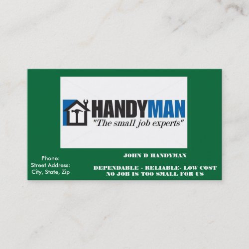 HANDYMAN BUSINESS CARD