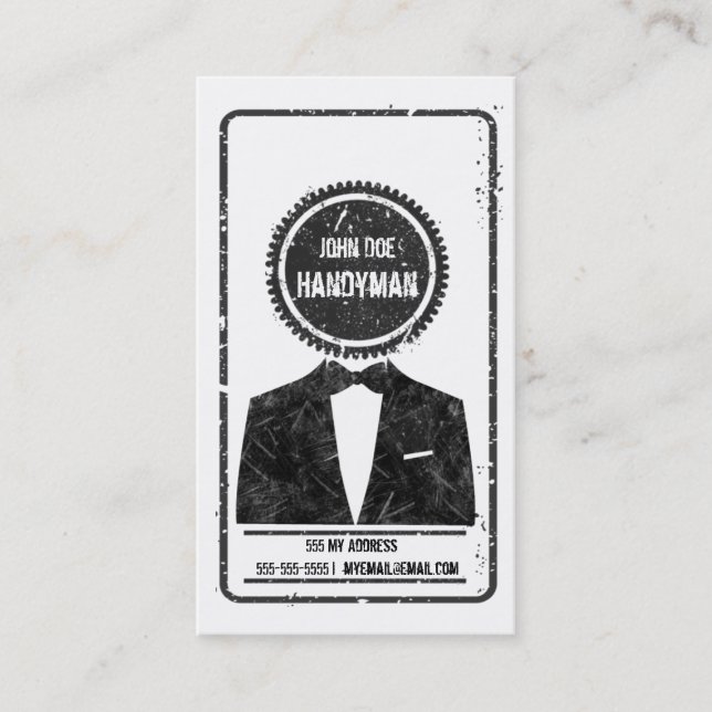 Handyman business card (Front)