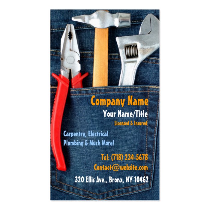 Handyman Business Card