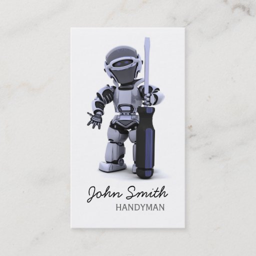 Customizable Handyman Business Card