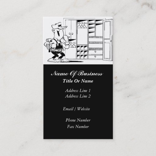 Customizable Handyman Business Card