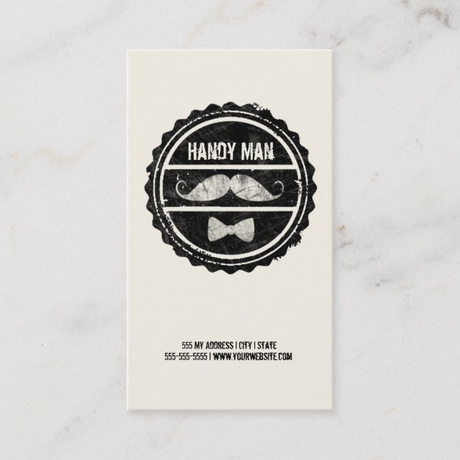 Handyman business card (Front)