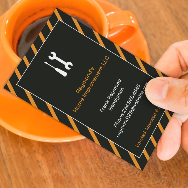 Handyman Business Card Template (Creator Uploaded)