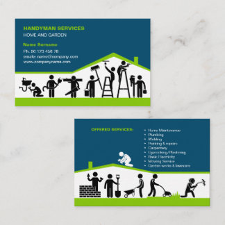 Handyman Business Card Template for Home Maintenan