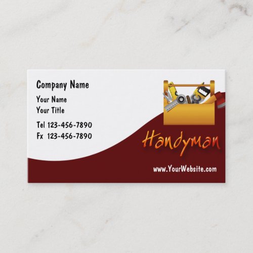 Handyman Business Cards