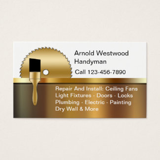 handyman services business cards