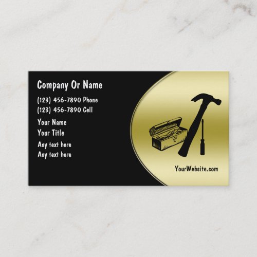 Handyman Business Cards