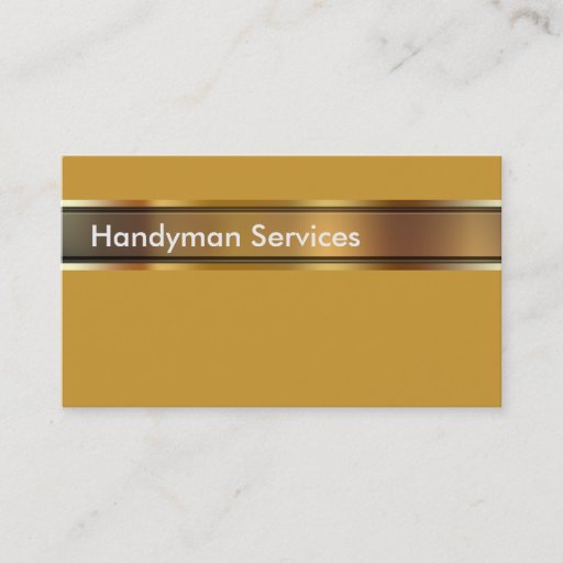 Customizable Handyman Business Cards