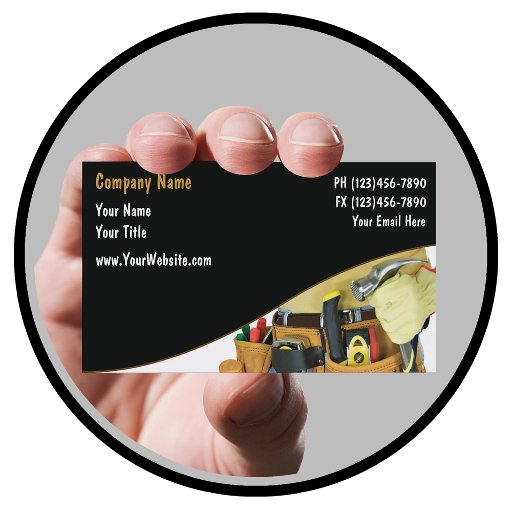 Customizable Handyman Business Cards