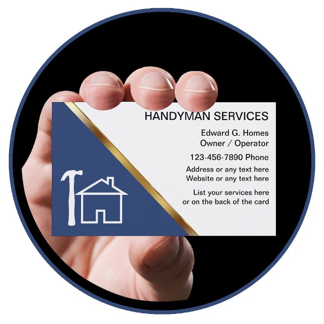 Handyman Business Cards (Creator Uploaded)