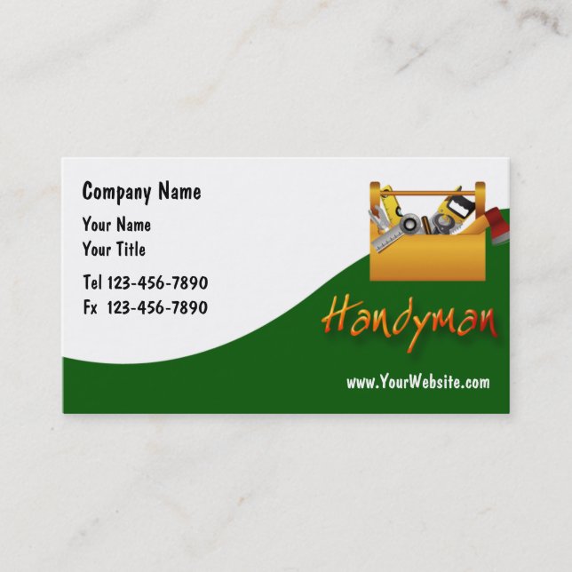 Handyman Business Cards (Front)