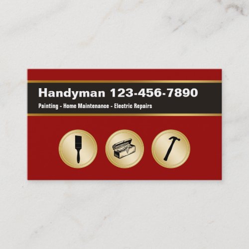 Handyman Business Cards