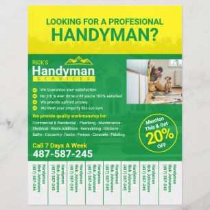 Handyman Business Flyer - Home Business
