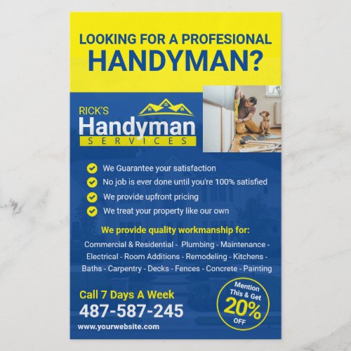 Handyman Business Promo Flyer _ Home Business