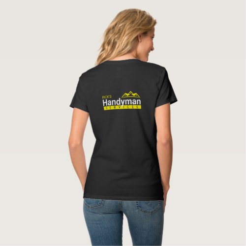 Handyman Business Womens Vneck _ Home Business T_Shirt
