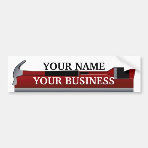 Handyman Carpenter and Painter Bumper Sticker