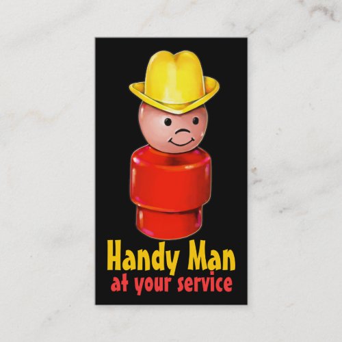 Handyman Carpenter Plumber Electrician Painter Business Card