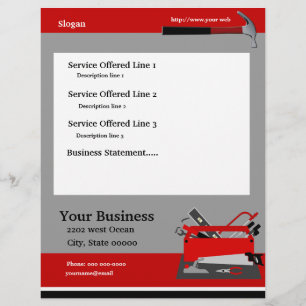 Handyman Carpenter Tool Box Flyer