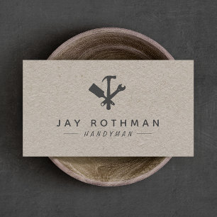 Handyman / Carpenter Tools Home Improvement Business Card