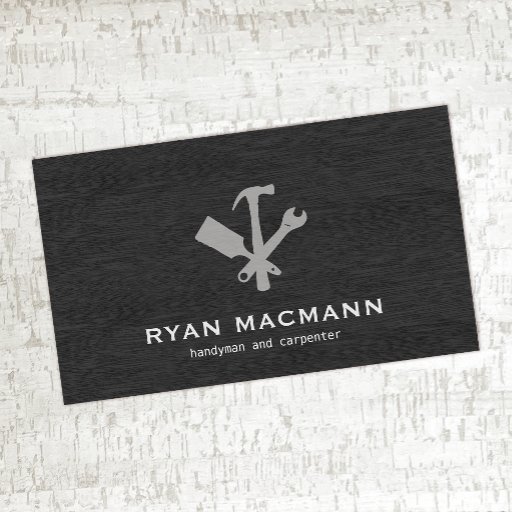 Customizable Handyman / Carpenter Tools Home Improvement Business Card