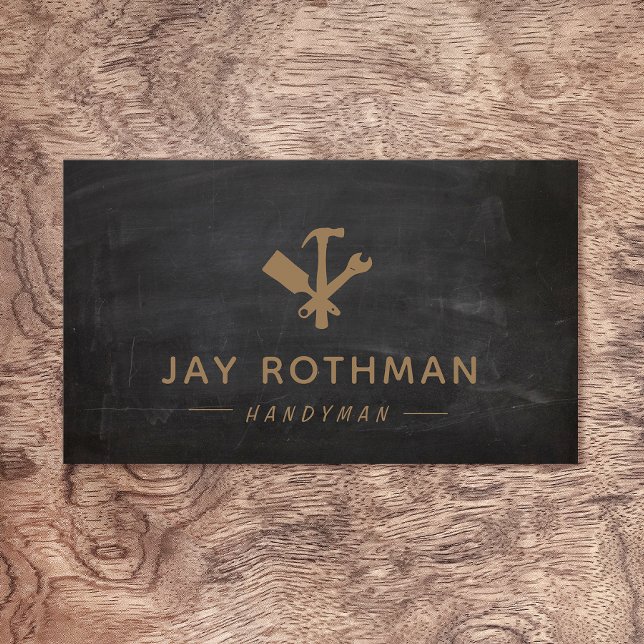 Handyman / Carpentry Tools Home Improvement Business Card (Creator Uploaded)
