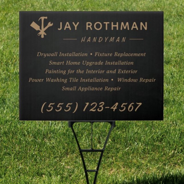 Handyman / Carpentry Tools Home Improvement Sign (Creator Uploaded)