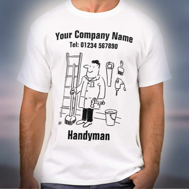 Handyman Cartoon T-Shirt (Creator Uploaded)