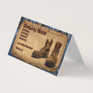 Handyman, Construction, Maintenace Worker Business Card