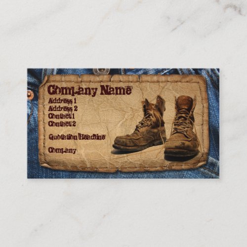 Handyman, Construction, Maintenace Worker Business Card Templates