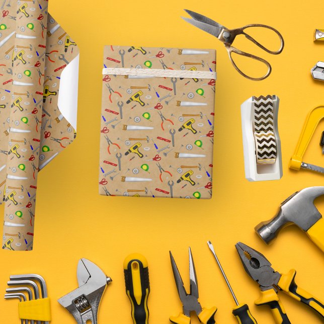 Handyman Cool Tools  Wrapping Paper (Creator Uploaded)