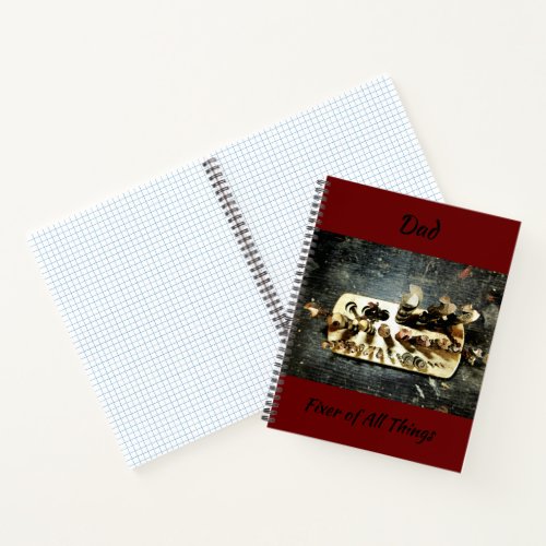 Handyman Fixer of All Things Drill Bits Notebook