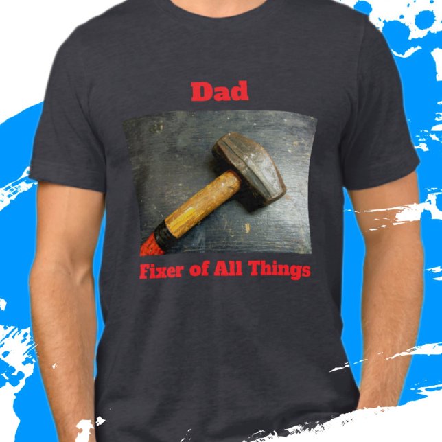 Handyman Fixer of All Things Sledge Hammer Tri-Blend Shirt (Creator Uploaded)
